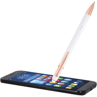 Logo trade promotional giveaways image of: Nanna ballpoint pen with rose gold finish (black ink)
