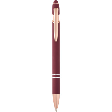 Logotrade promotional gift image of: Nanna ballpoint pen with rose gold finish (black ink)