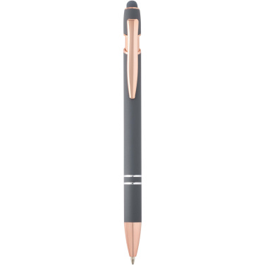 Logo trade promotional giveaways image of: Nanna ballpoint pen with rose gold finish (black ink)