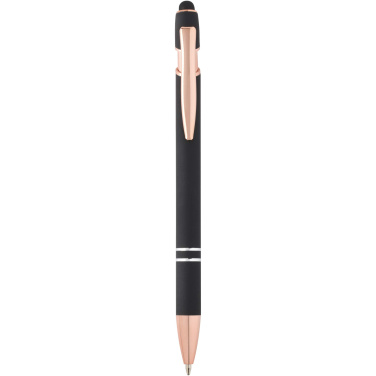 Logo trade corporate gift photo of: Nanna ballpoint pen with rose gold finish (black ink)