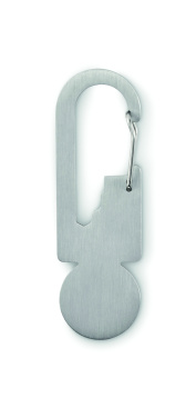 Logotrade business gift image of: Multifunctional key ring token