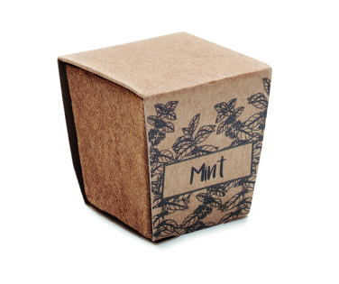 Logotrade promotional giveaway picture of: Mint seeds growing kit
