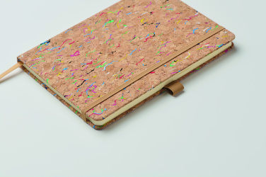 Logo trade promotional items picture of: A5 cork coloured notebook