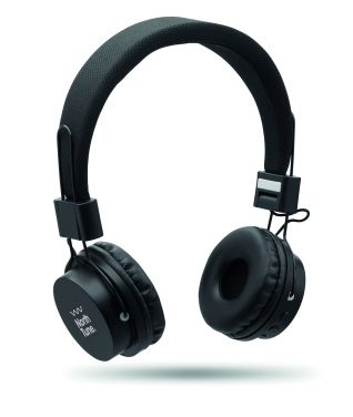 Logo trade promotional merchandise image of: ABS wireless foldable headphone