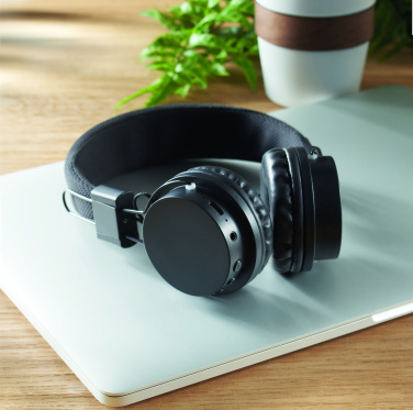 Logotrade promotional gift image of: ABS wireless foldable headphone