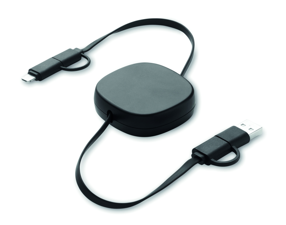 Logotrade promotional gift image of: 60W retractable charging cable