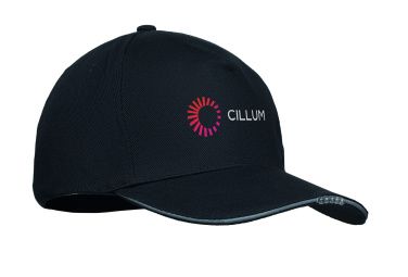 Logo trade corporate gifts picture of: 5 panel LED cotton cap 220gr/m²
