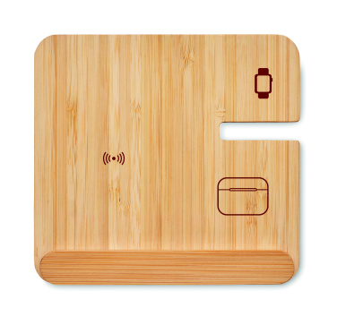 Logotrade promotional item picture of: 3 in 1 15W wireless charger
