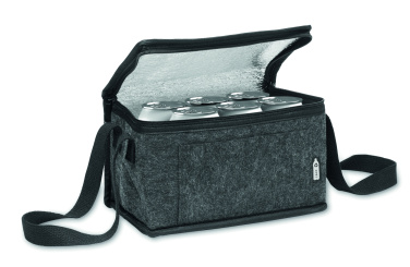 Logo trade promotional gifts picture of: RPET felt cooler bag