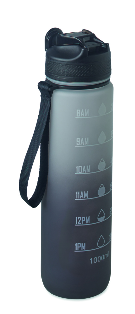 Logotrade advertising product image of: Sports water bottle RPET 1L