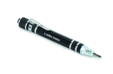 Logo trade business gift photo of: recycled multi tool pen