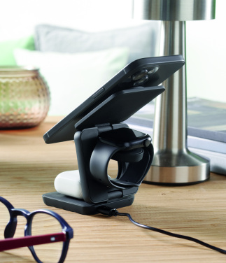 Logotrade promotional product picture of: 3in1 foldable charging station
