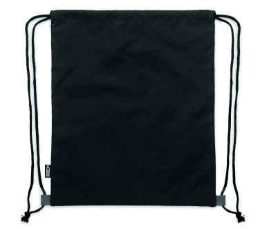 Logo trade promotional items picture of: RPET PU drawstring bag 2 tone