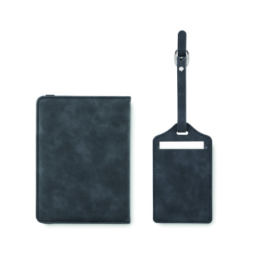 Logo trade promotional gifts picture of: Passport and luggage tag set