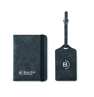 Logotrade business gift image of: Passport and luggage tag set
