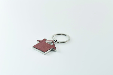 Logo trade promotional merchandise photo of: House shaped key ring