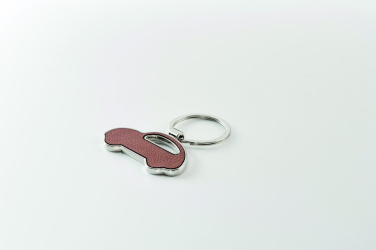 Logotrade promotional product image of: Car shaped key ring