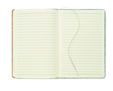 Logotrade promotional merchandise picture of: A5 RPET cork notebook