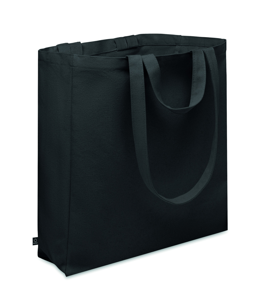 Logo trade promotional gift photo of: Recycled cotton shopping bag