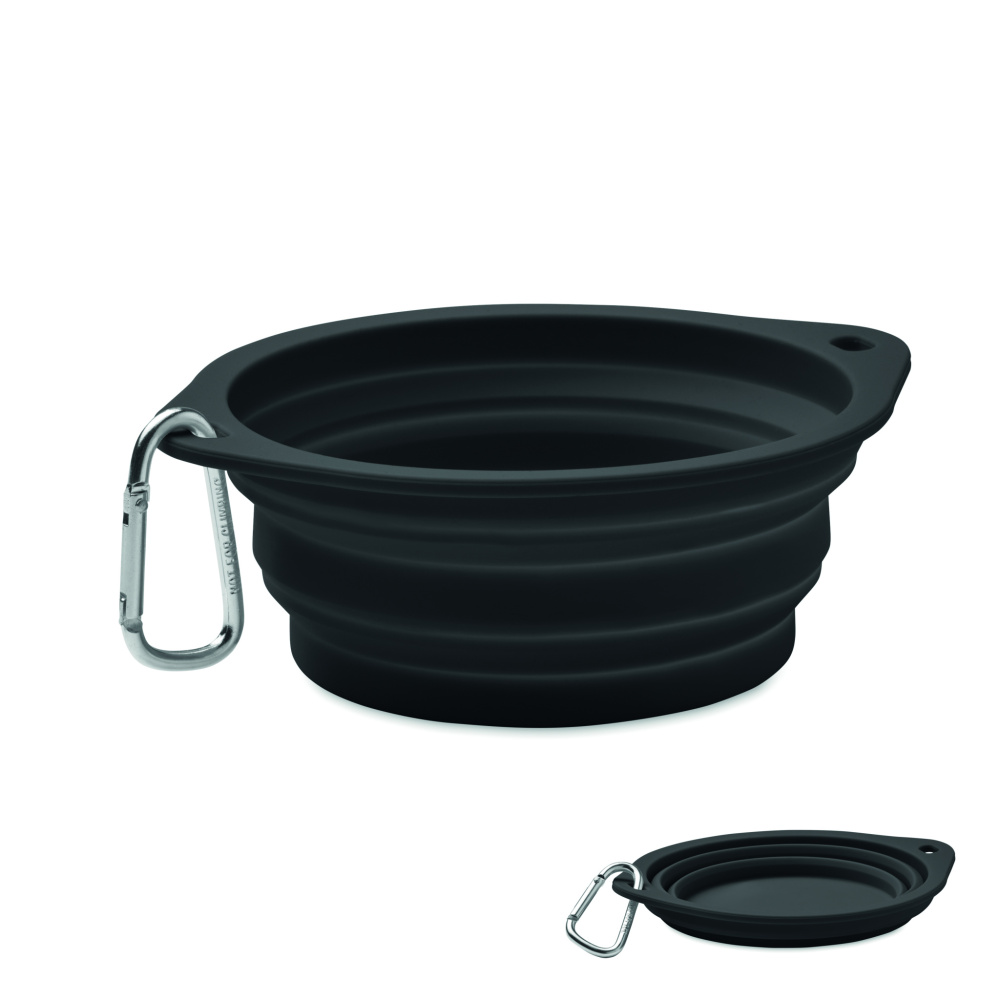 Logo trade business gift photo of: Portable pet bowl 350 ml
