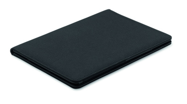 Logo trade promotional giveaways image of: A5 portfolio 300D RPET