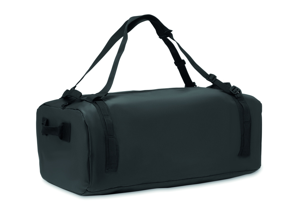 Logo trade promotional gifts image of: Travel tarpaulin duffle bag