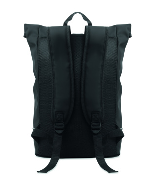 Logotrade promotional merchandise photo of: Laptop 15" roll top PU backpack