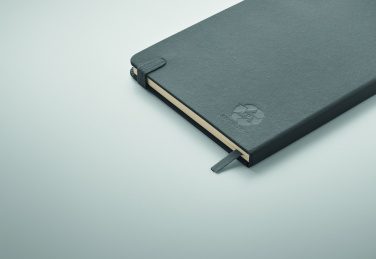 Logotrade promotional giveaway picture of: Recycled Leather A5 notebook