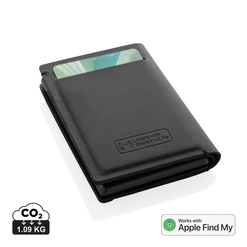 Logotrade promotional gift picture of: Seekcard RCS rpolyester card wallet with worldwide locating
