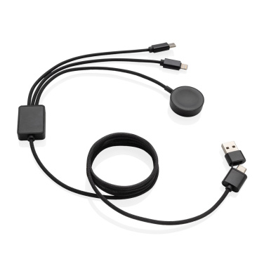Logotrade promotional giveaways photo of: Terra RCS rPET 6-in-1 charging cable with watch charger