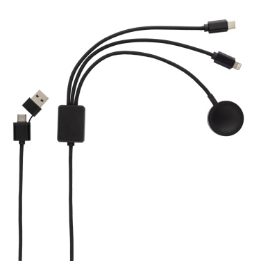 Logo trade promotional giveaways picture of: Terra RCS rPET 6-in-1 charging cable with watch charger