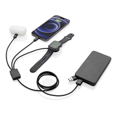Logotrade corporate gift picture of: Terra RCS rPET 6-in-1 charging cable with watch charger