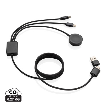 Logotrade promotional product picture of: Terra RCS rPET 6-in-1 charging cable with watch charger