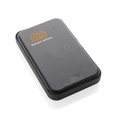 Logo trade promotional products image of: Swiss Peak RCS recycled travel case with 3 in 1 charger