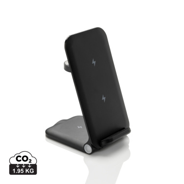 Logo trade business gift photo of: Powerpal 3 in 1 RCS recycled plastic 15W charger