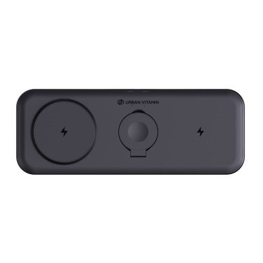 Logotrade promotional product picture of: Urban Vitamin Torrance 3 in 1 magnetic 15W charger
