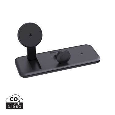 Logo trade promotional giveaways picture of: Urban Vitamin Torrance 3 in 1 magnetic 15W charger