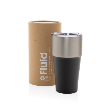Logotrade promotional giveaway image of: Fluid RCS certified recycled steel tumbler 500ml