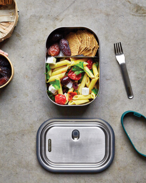 Logotrade promotional gift picture of: Black+Blum Stainless Steel Lunch Box Large