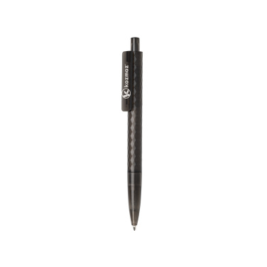 Logo trade corporate gifts image of: X3 GRS recycled PC plastic pen frosted