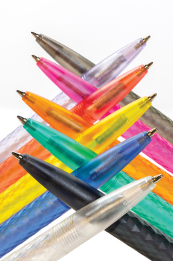 Logotrade promotional merchandise picture of: X3 GRS recycled PC plastic pen frosted