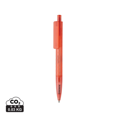 Logotrade corporate gift picture of: X3 GRS recycled PC plastic pen frosted