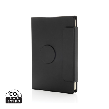 Logotrade promotional item picture of: Stuart RCS certified RPU magnetic A5 portfolio