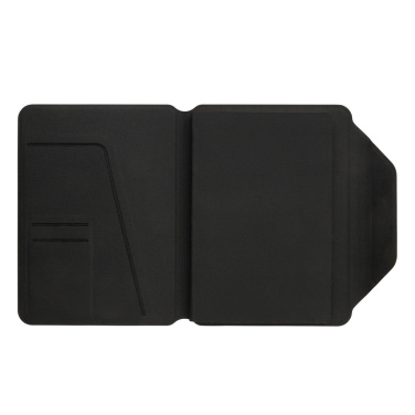 Logotrade promotional products photo of: Teri AWARE™ RPET and walnut A5 portfolio