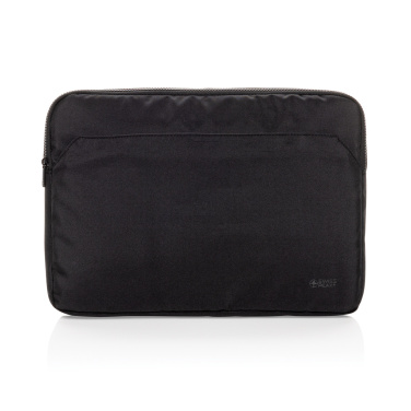 Logo trade promotional gift photo of: Swiss Peak Aware™ RPET Essential 15.6 inch laptop sleeve