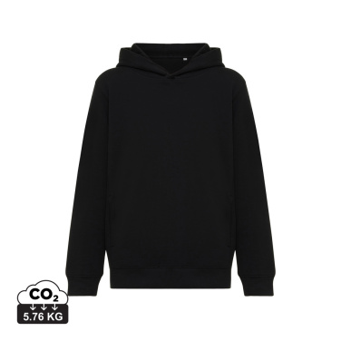 Logo trade promotional giveaways image of: Iqoniq Yengo kids recycled cotton hoodie with sidepockets