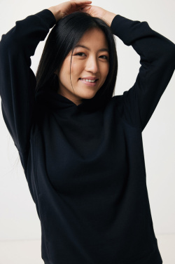 Logo trade promotional gift photo of: Iqoniq Yengo recycled cotton hoodie with sidepockets