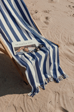 Logotrade promotional gift picture of: VINGA Ornos GRS recycled cotton hammam towel
