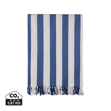 Logo trade promotional gift photo of: VINGA Ornos GRS recycled cotton hammam towel
