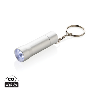 Logotrade promotional merchandise picture of: Flash RCS recycled aluminium keychain torch